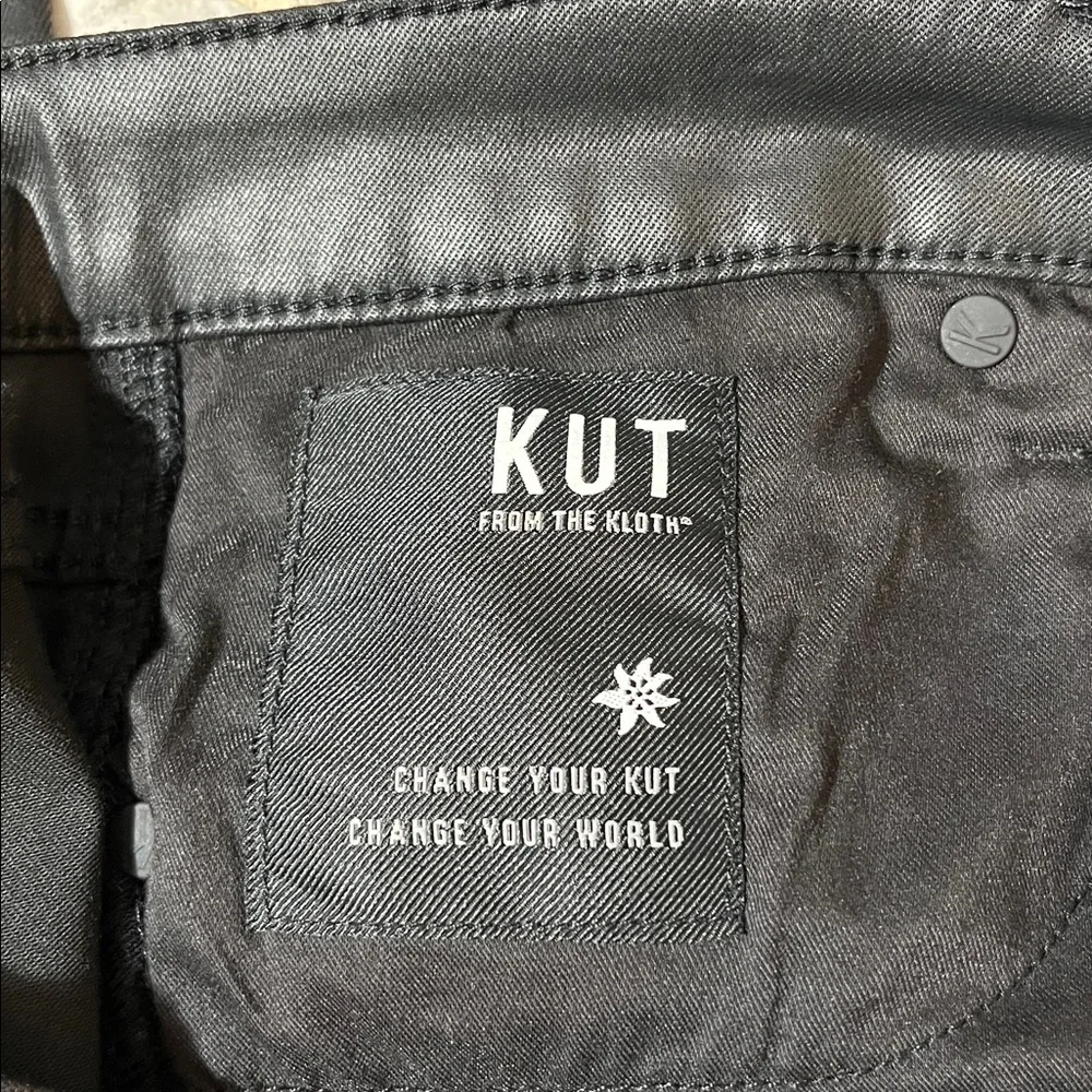 🆕NWT KUT from the Kloth “Donna Fab Ab Skinny Ankle” Jeans – US 18 – Black - Picture 7 of 8